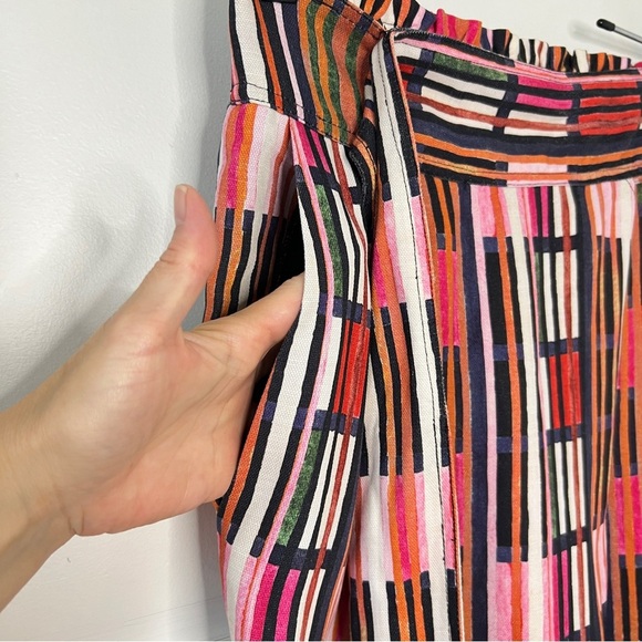 Apiece Apart Isa Wrap Pant in Borderline Print - Picture 6 of 11